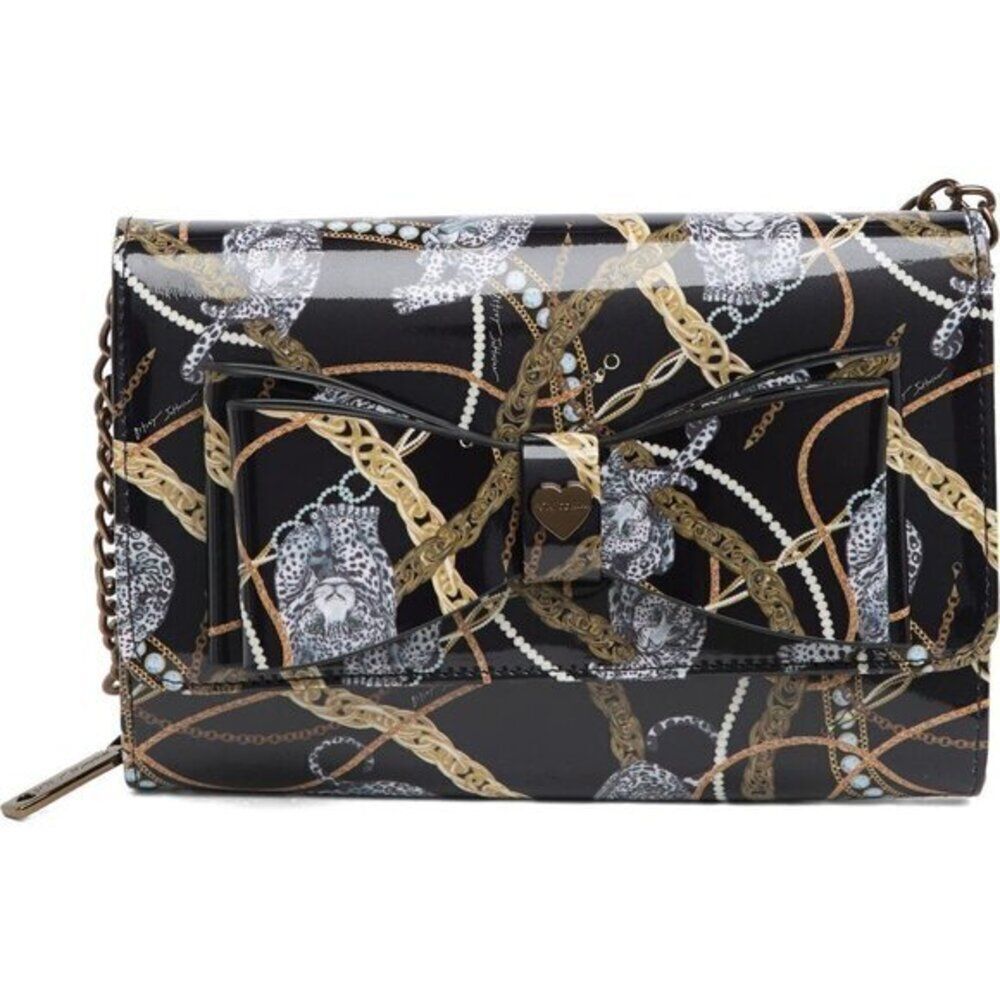 Betsey‎ Johnson Women's Floral Printed Crossbody Wallet
